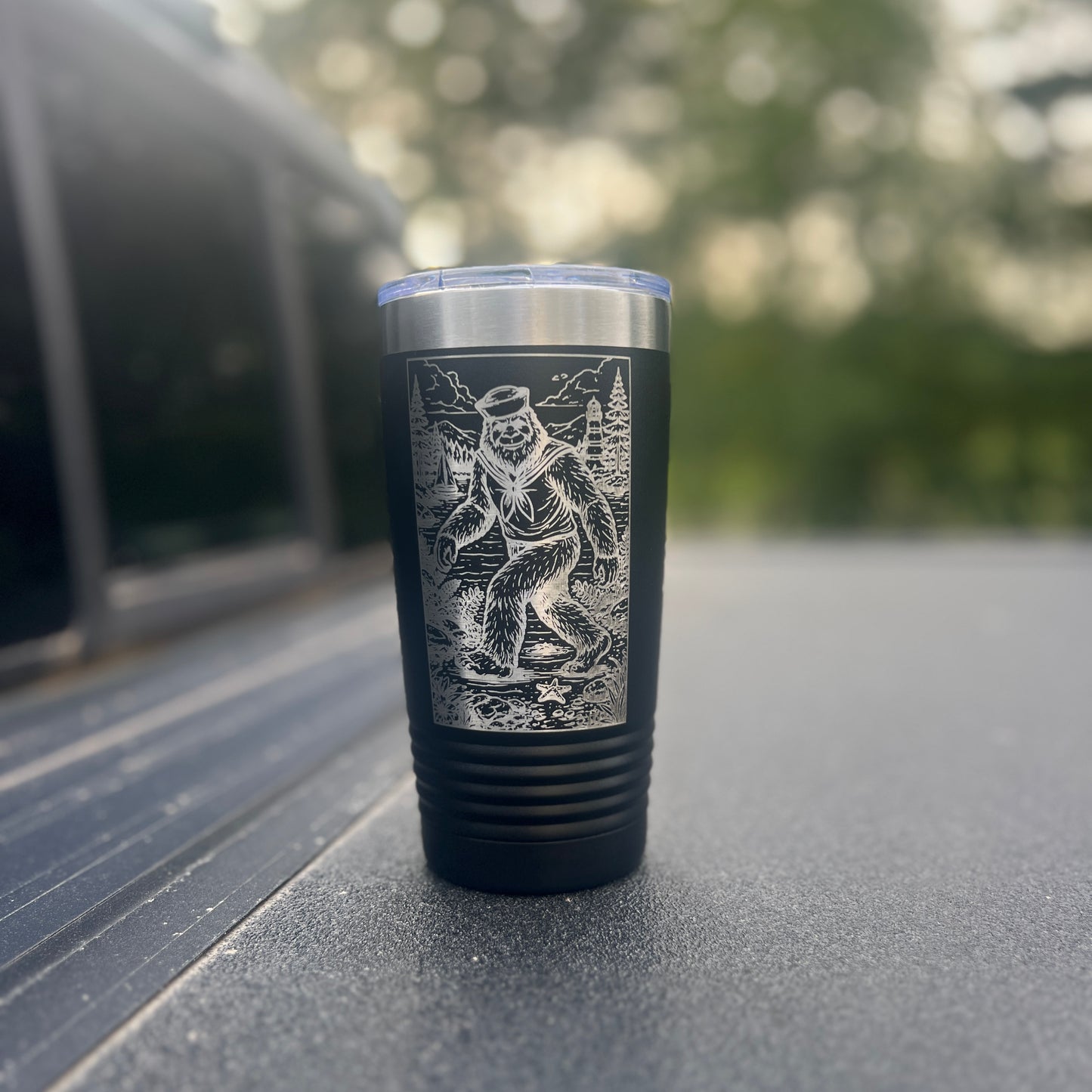 Bigfoot Sailor Tumbler