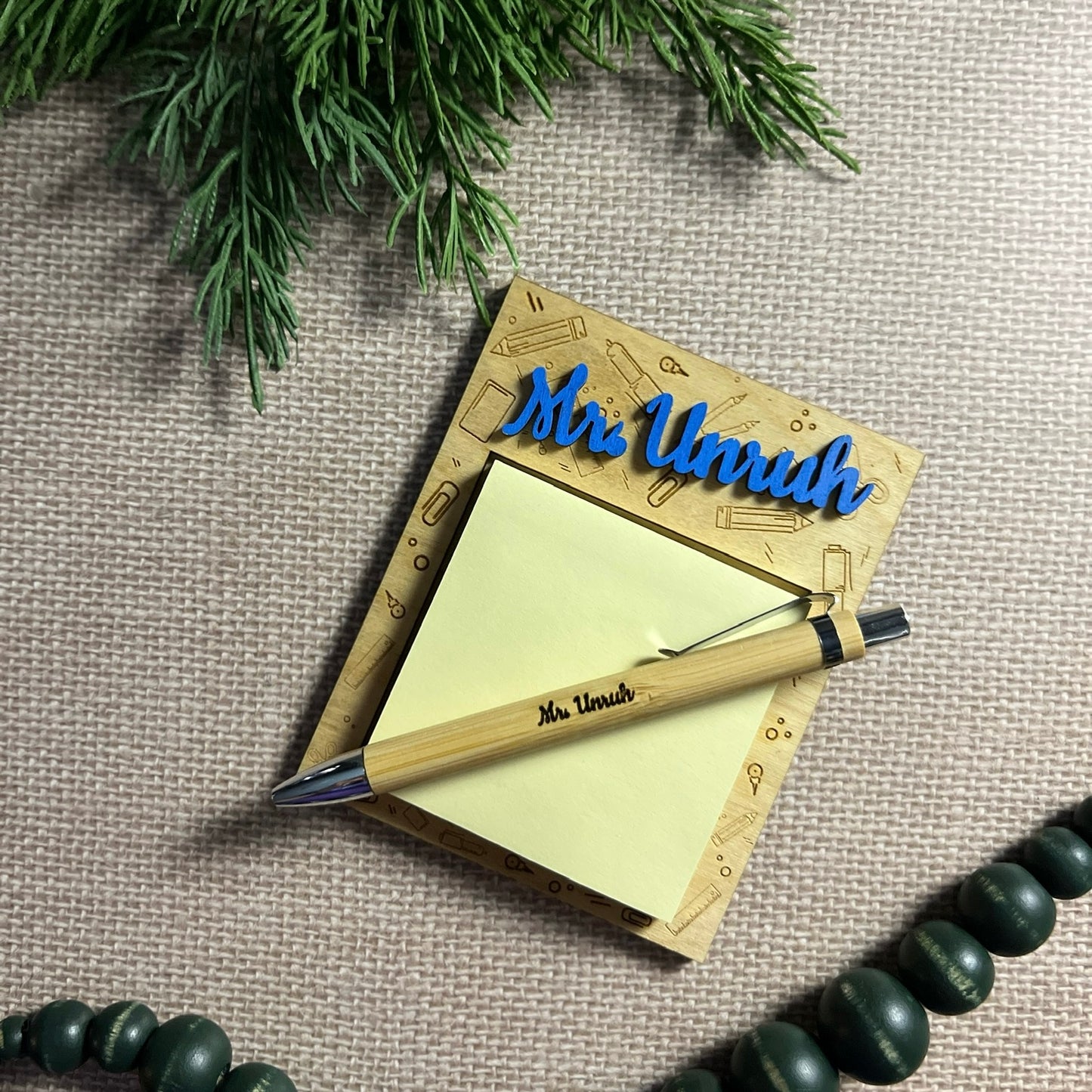 Teacher Sticky Note and Pen Gift Set