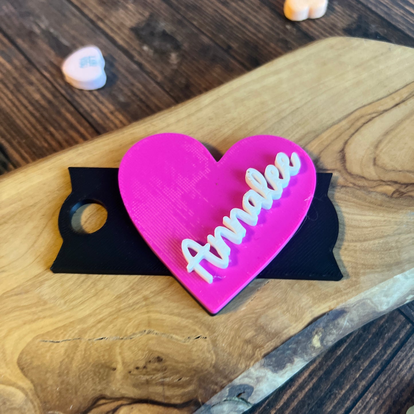 Heart Personalized Tumbler Topper
