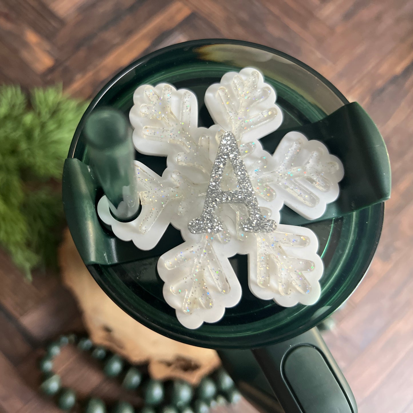 Snowflake Tumbler Topper