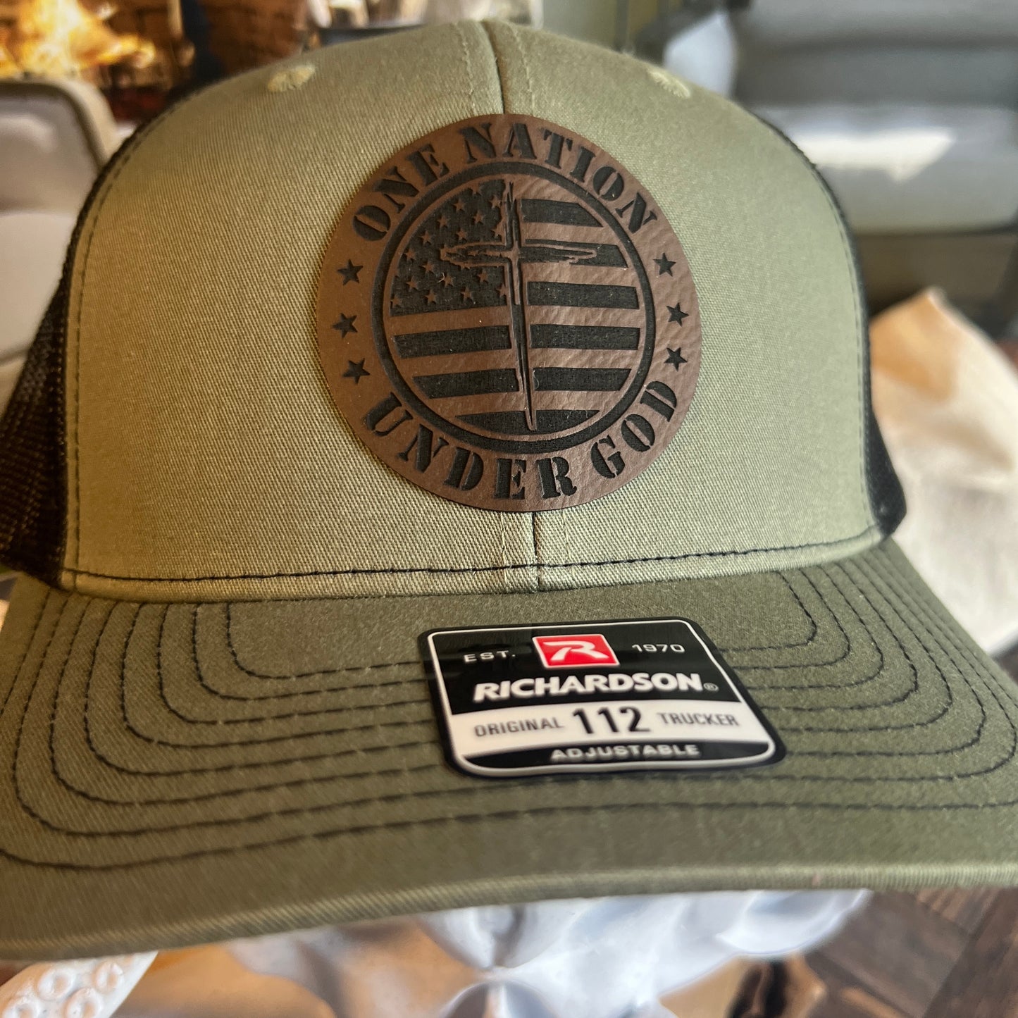 One Nation Under God Richardson 112 Trucker Hat