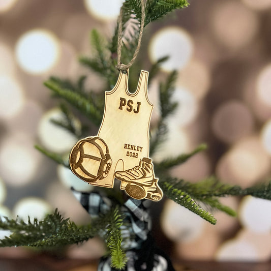 Wrestling Ornament