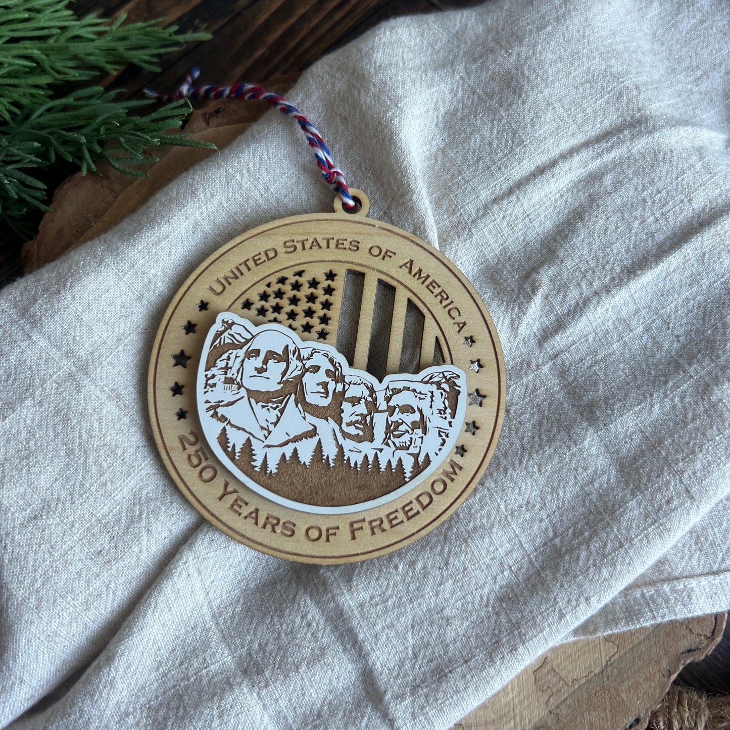 250th Anniversary Ornament USA