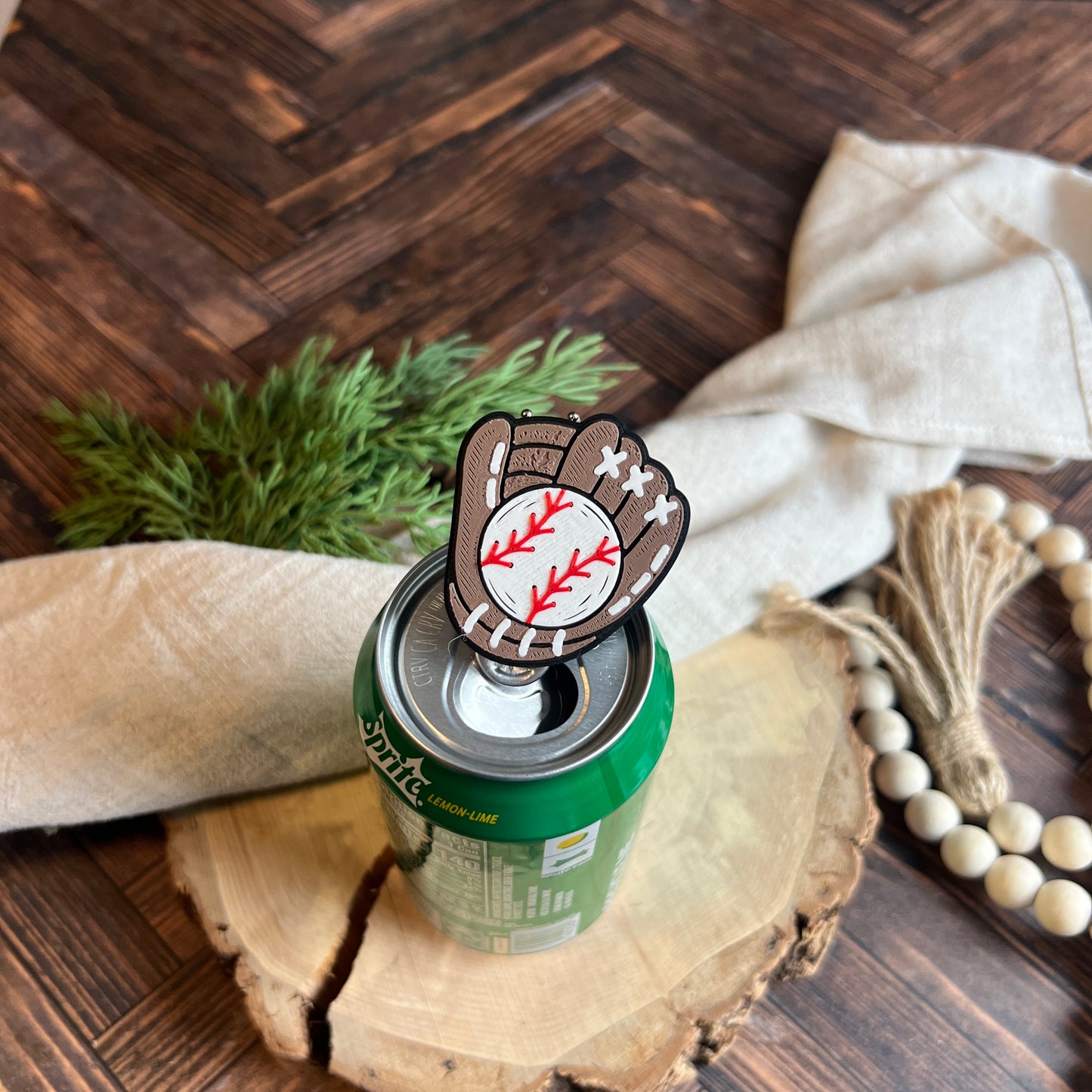 Baseball Soda Can Opener