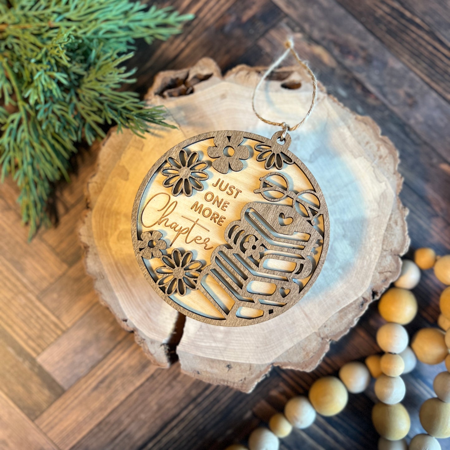 Just One More Chapter Ornament
