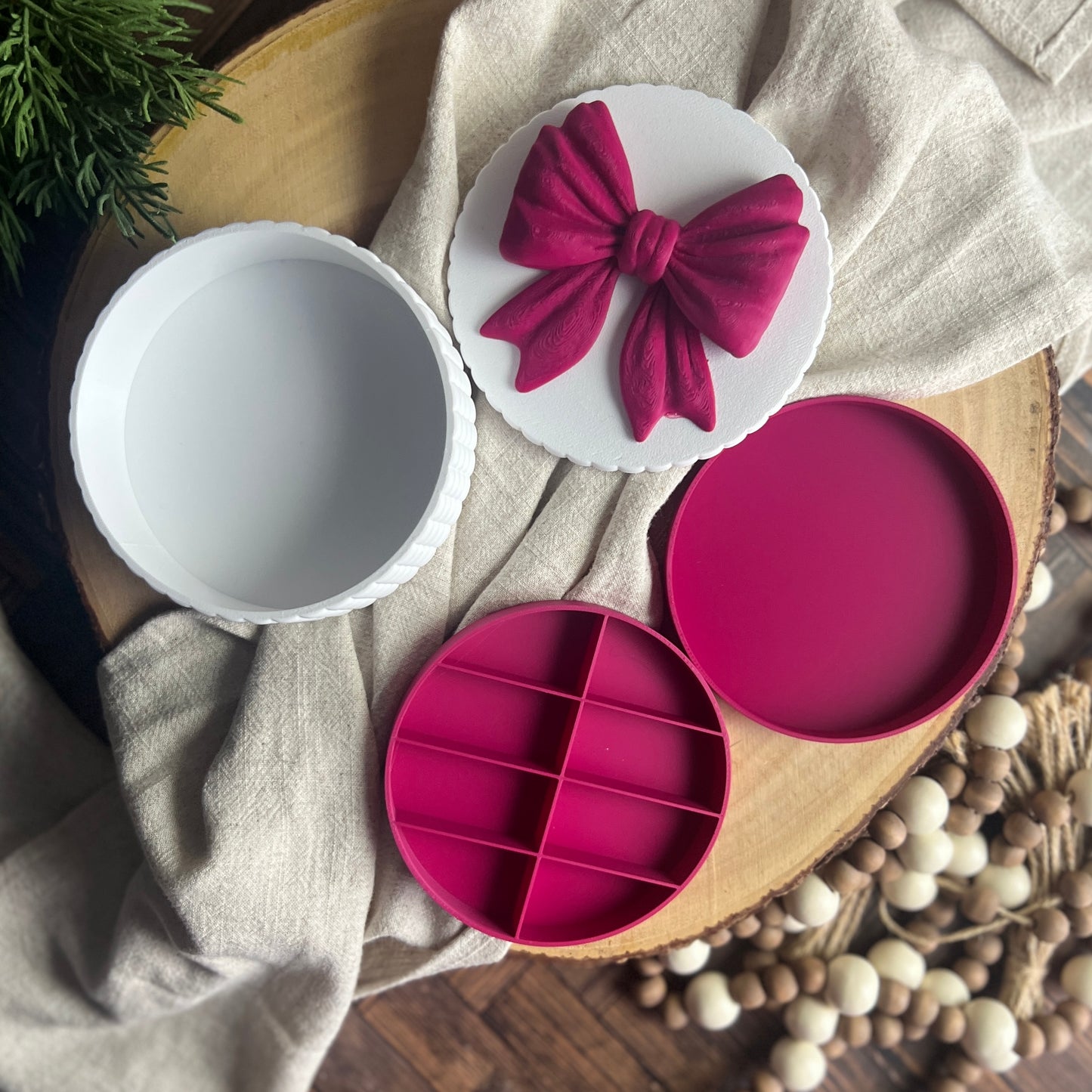 Bow Jewelry Box 3D Printed