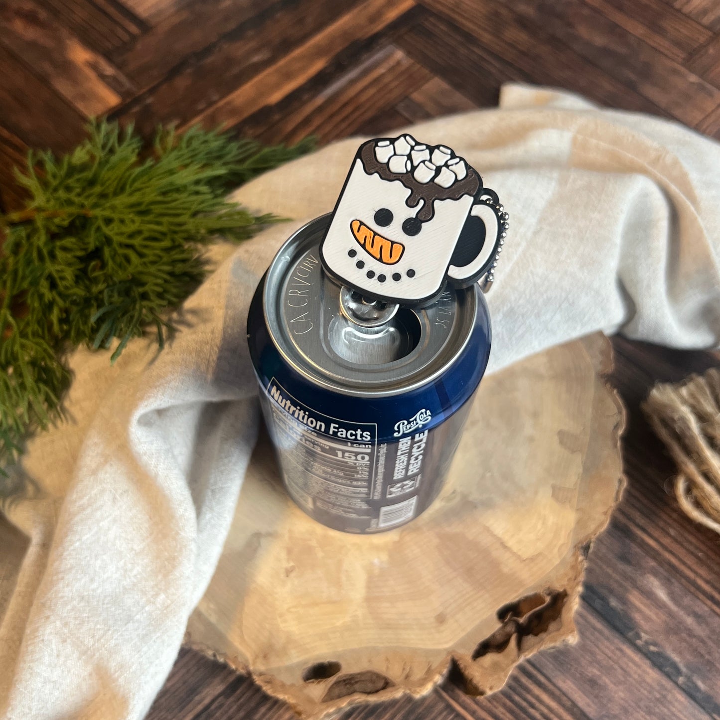 Snowman Soda Can Opener