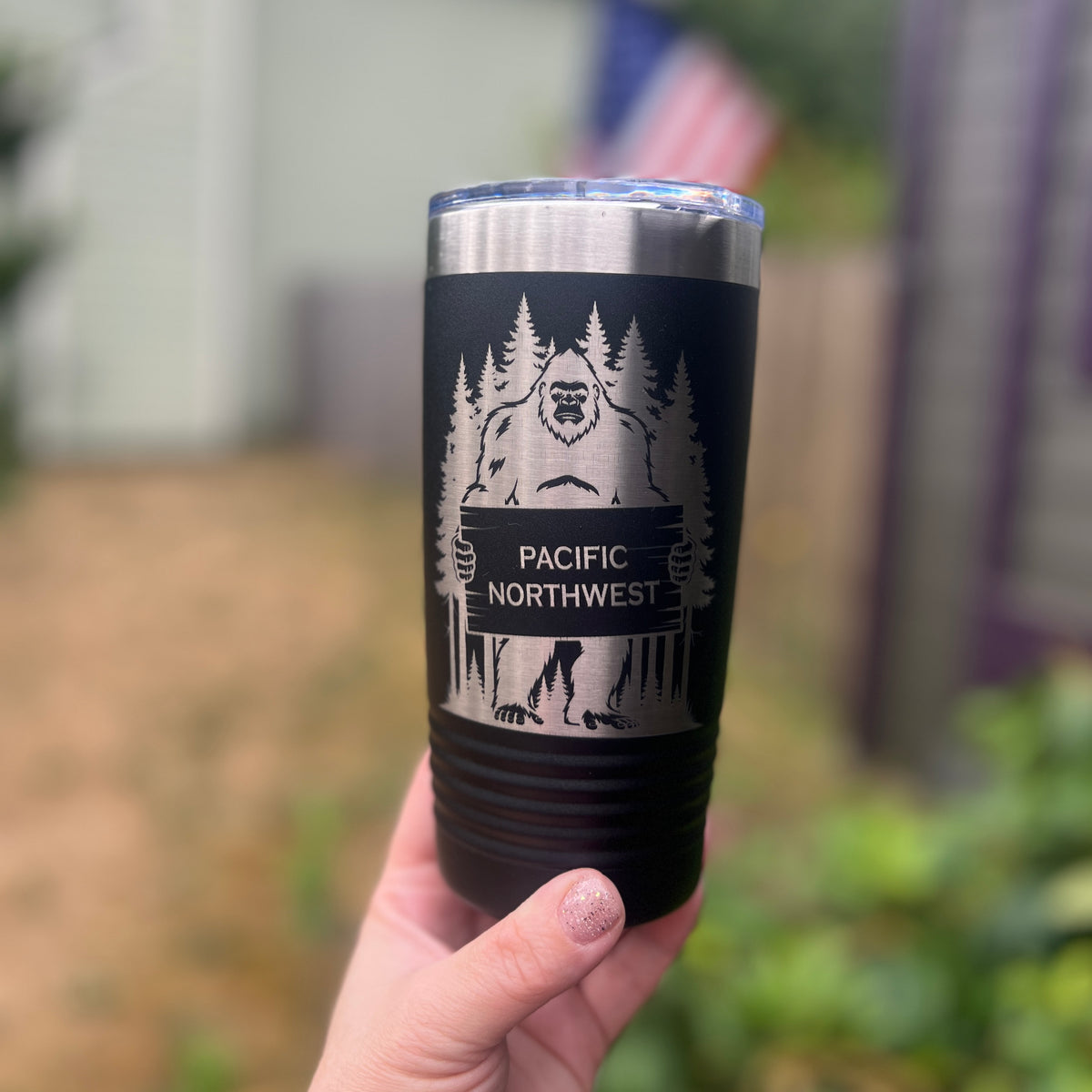 Pacific Northwest Bigfoot Tumbler