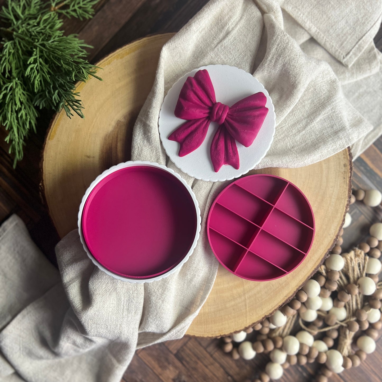 Bow Jewelry Box 3D Printed