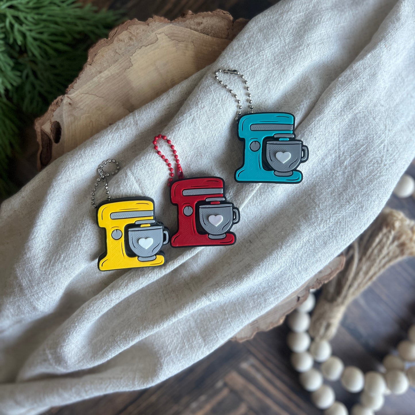Kitchen Mixer Soda Can Opener Keychain