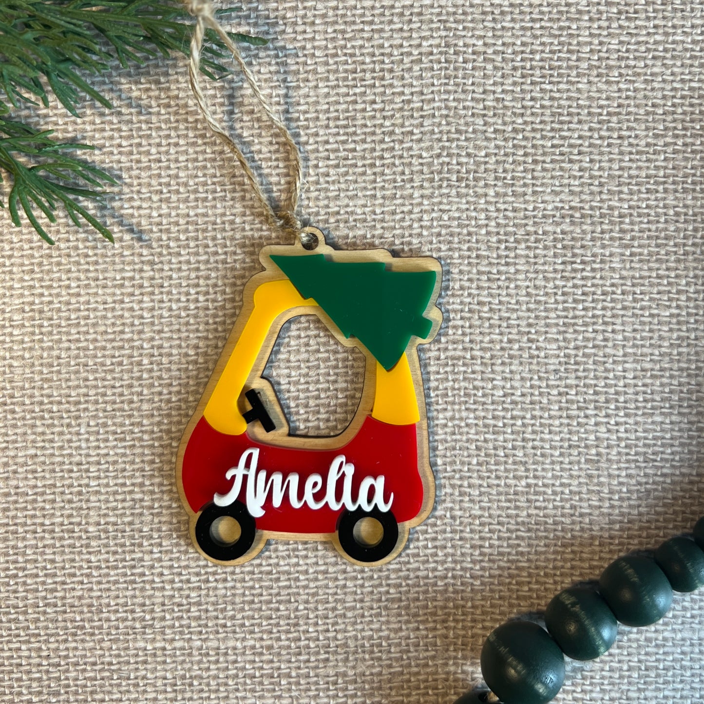 Christmas Car Ornament For Kids