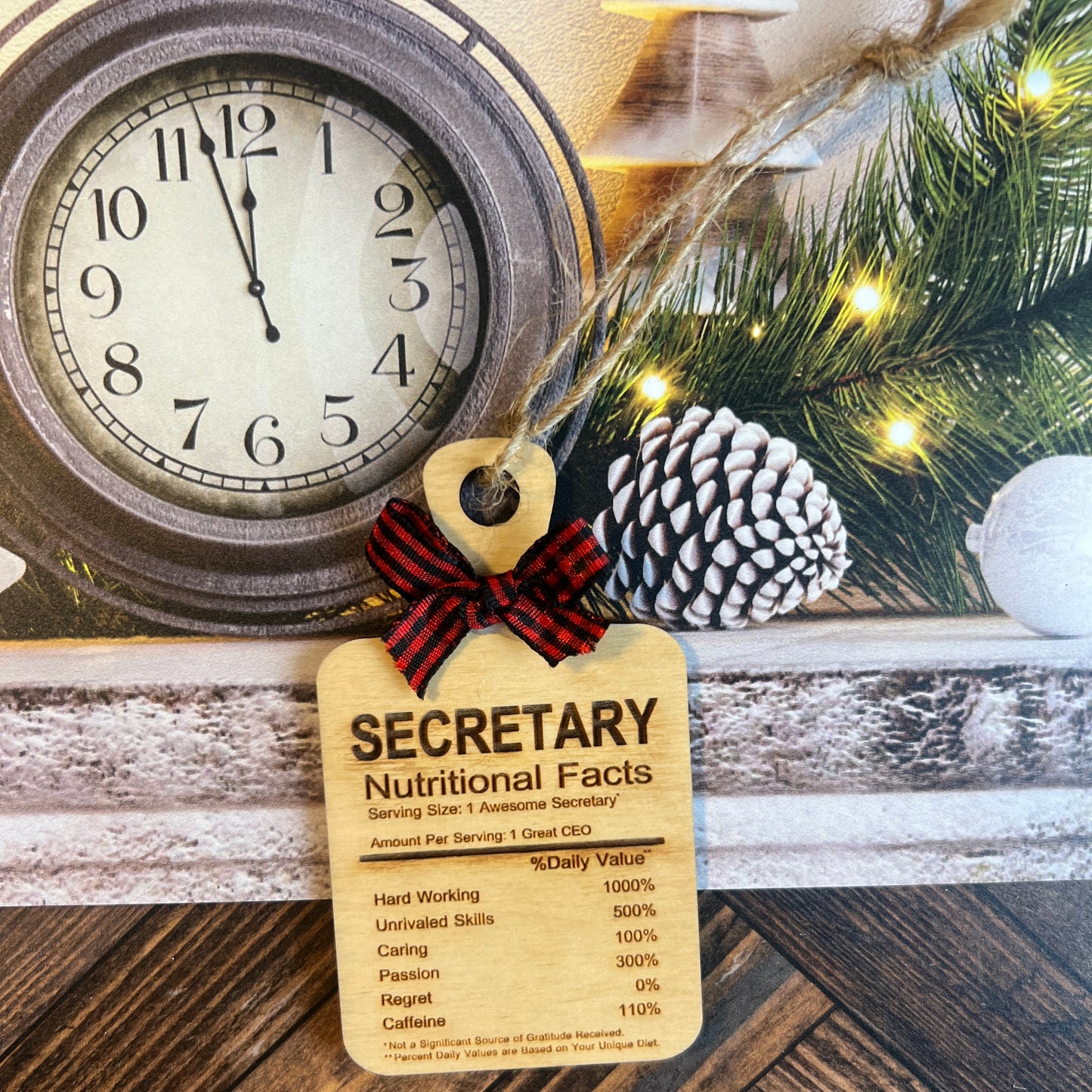 Secretary Ornament or Magnet