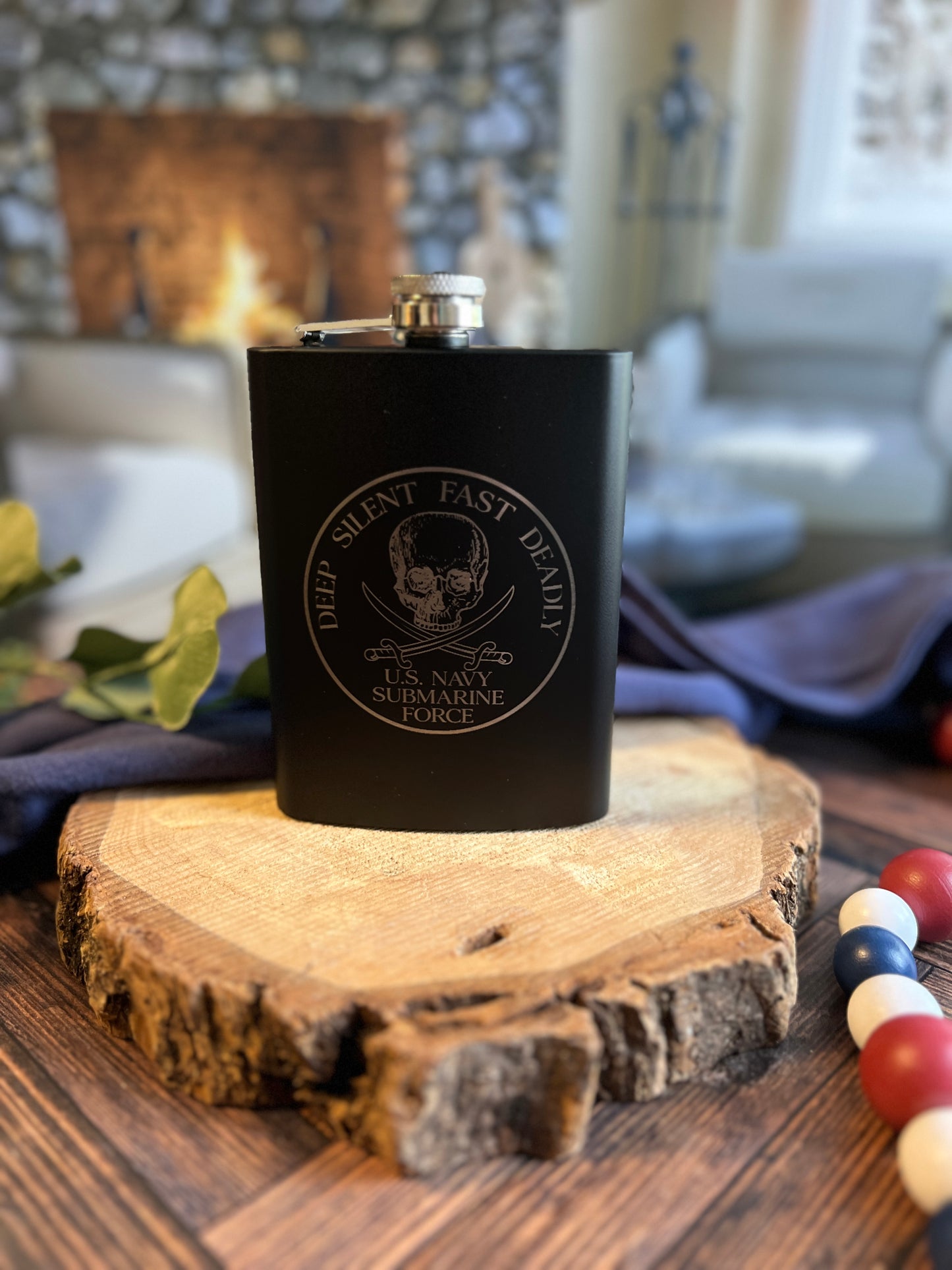 Deep Silent Fast Deadly Flask