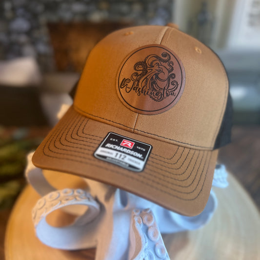 Kraken 112 Carmel/Black Richardson Trucker Hat