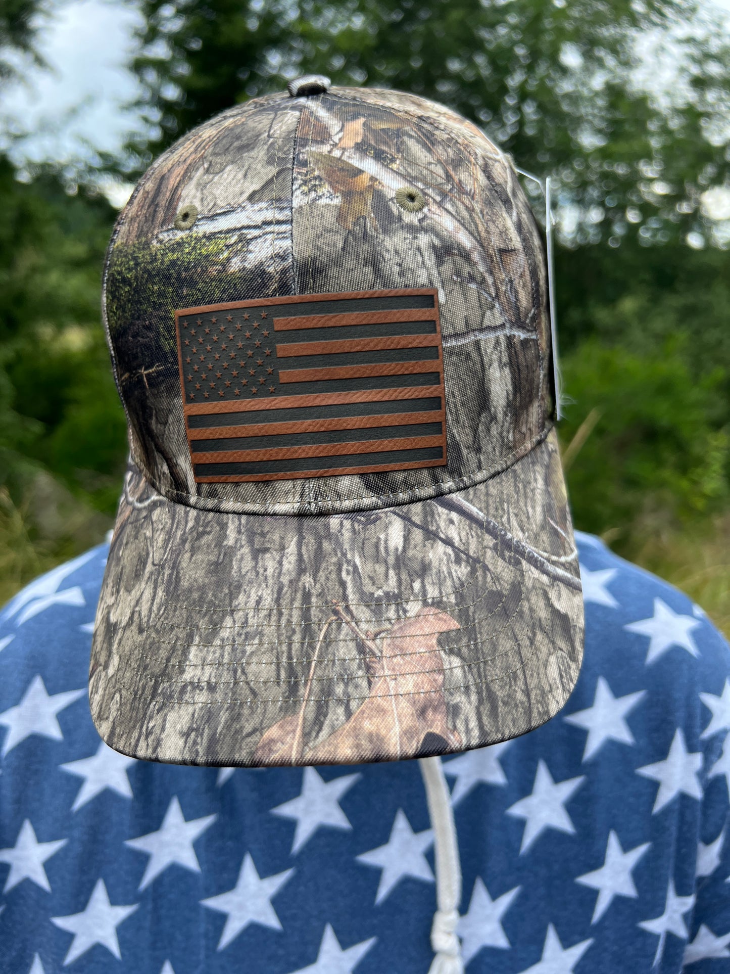 American Flag 843 Mossy Oak