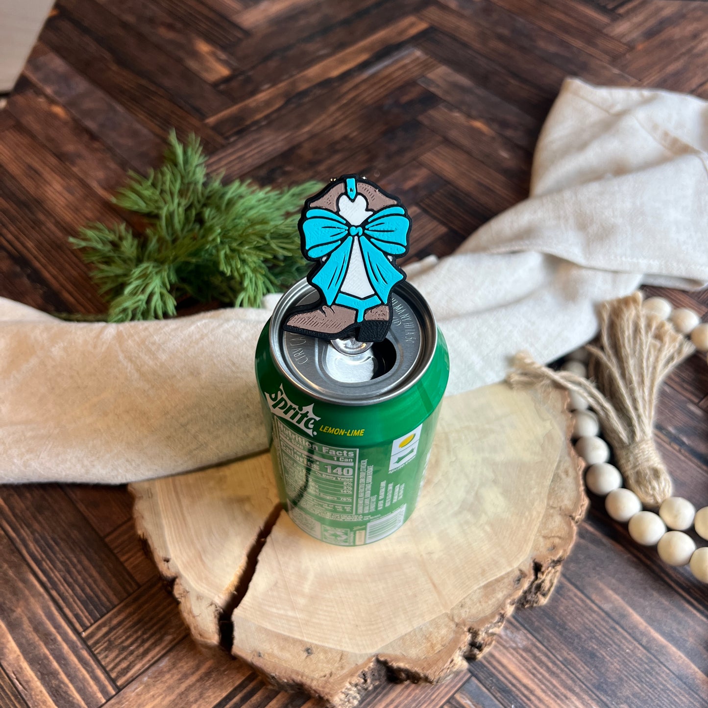 Cowgirl Boot Soda Can Opener