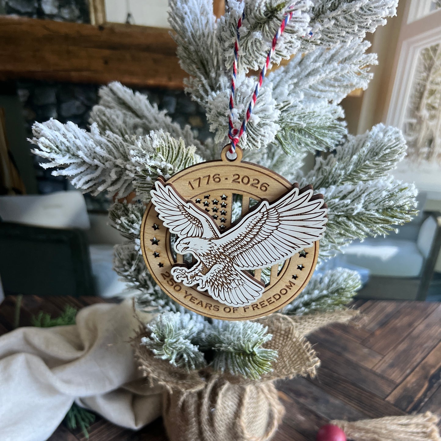 250th Anniversary Ornament USA
