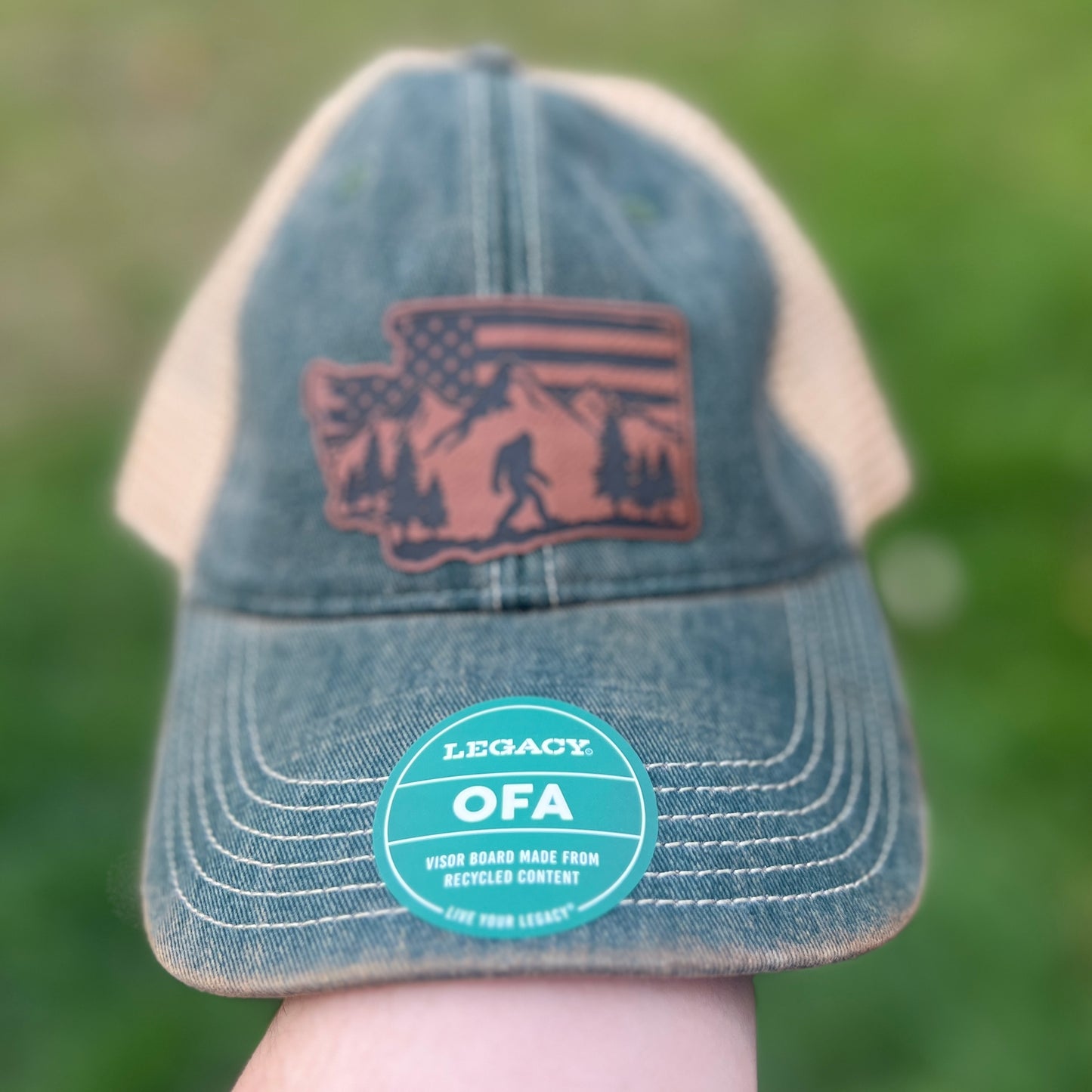 Bigfoot Washington State Green Legacy OFA Hat