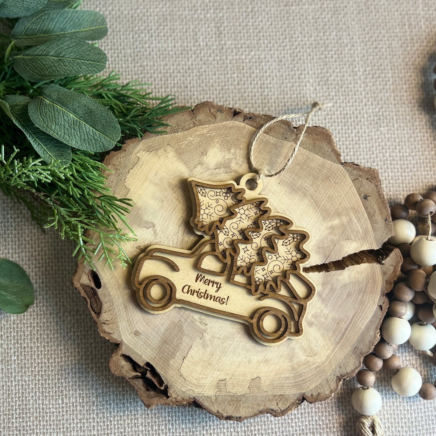 Old Truck Christmas Ornament