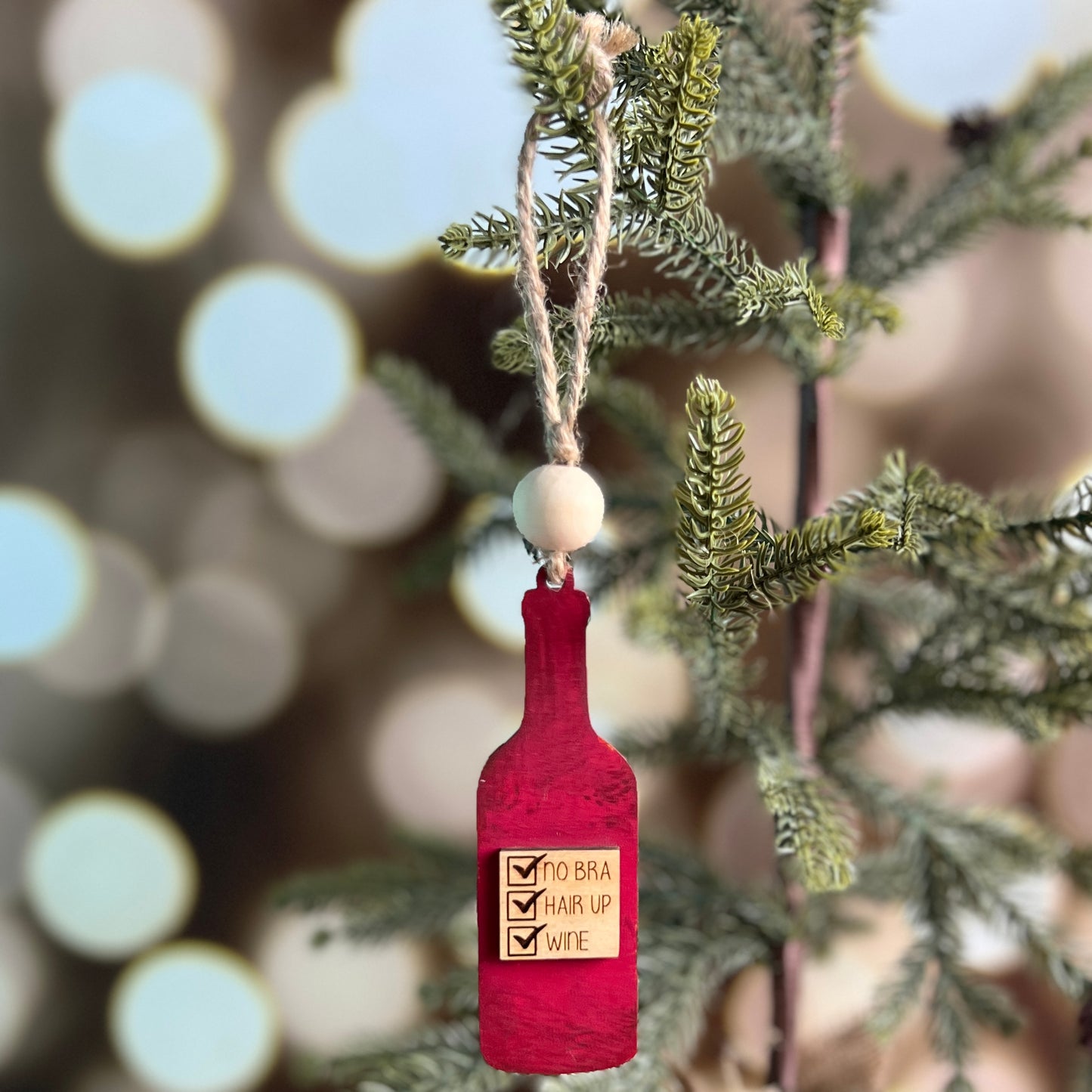 Wine Christmas Ornaments