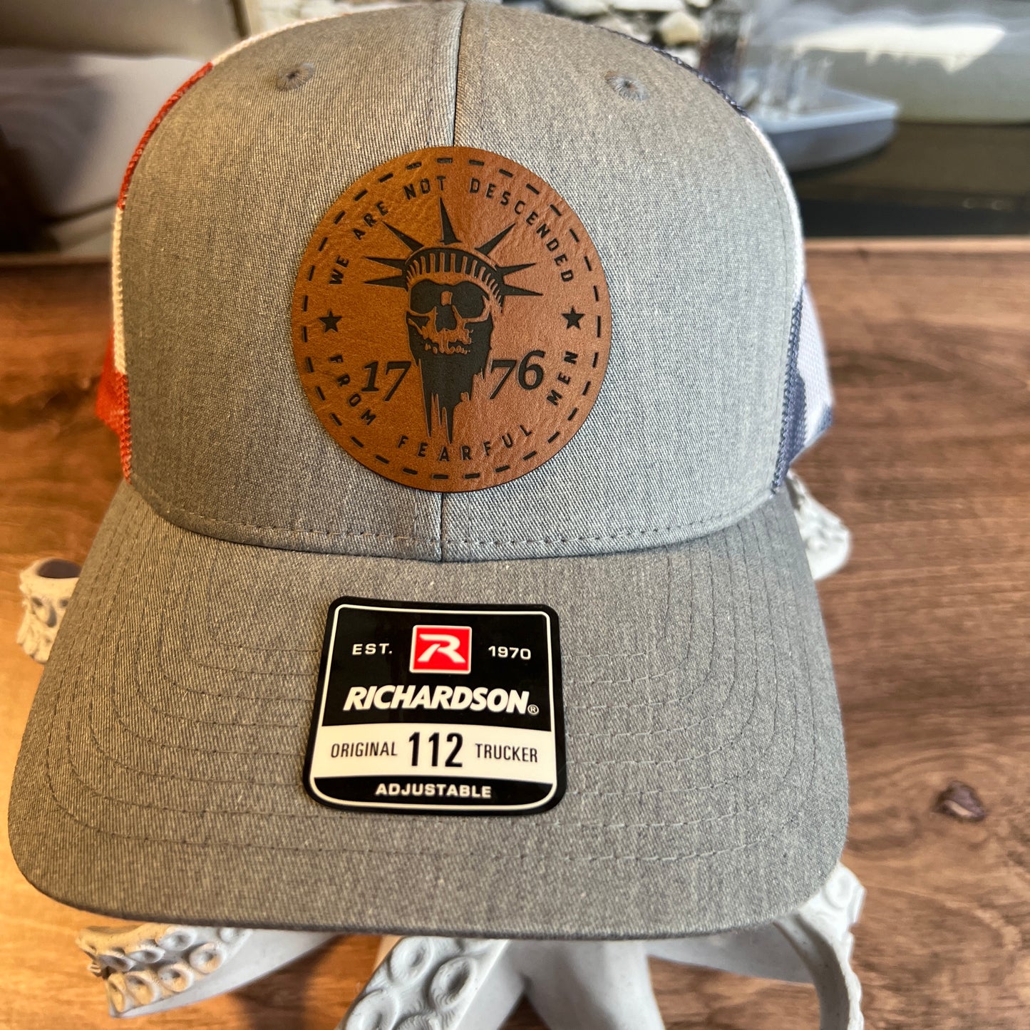 We Are Not Descended From Fearful Men Richardson 112 Trucker Hat