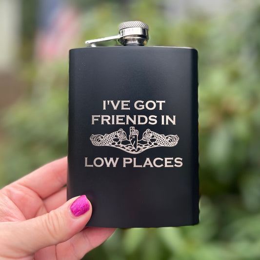 I’ve Got Friends in Low Places Flask