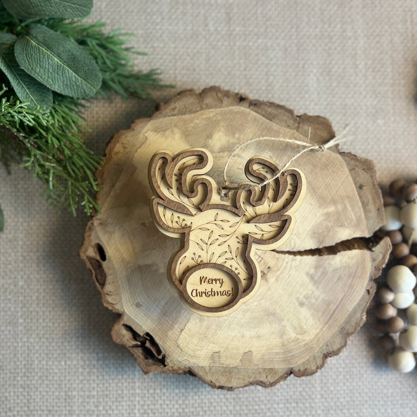 Reindeer Christmas Ornament