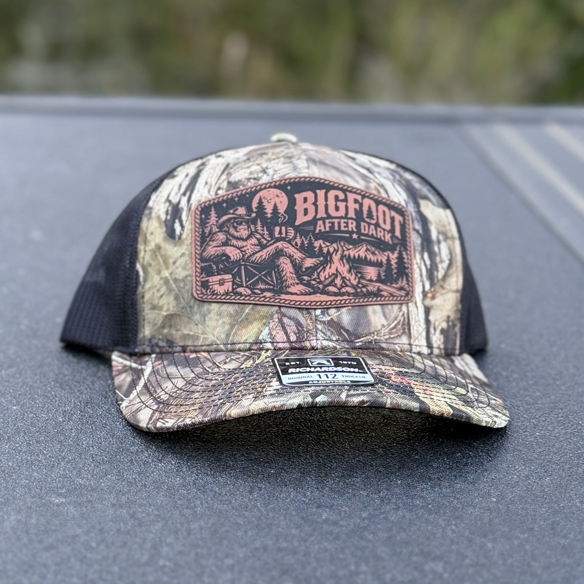 Bigfoot After Dark Richardson 112 Trucker Hat