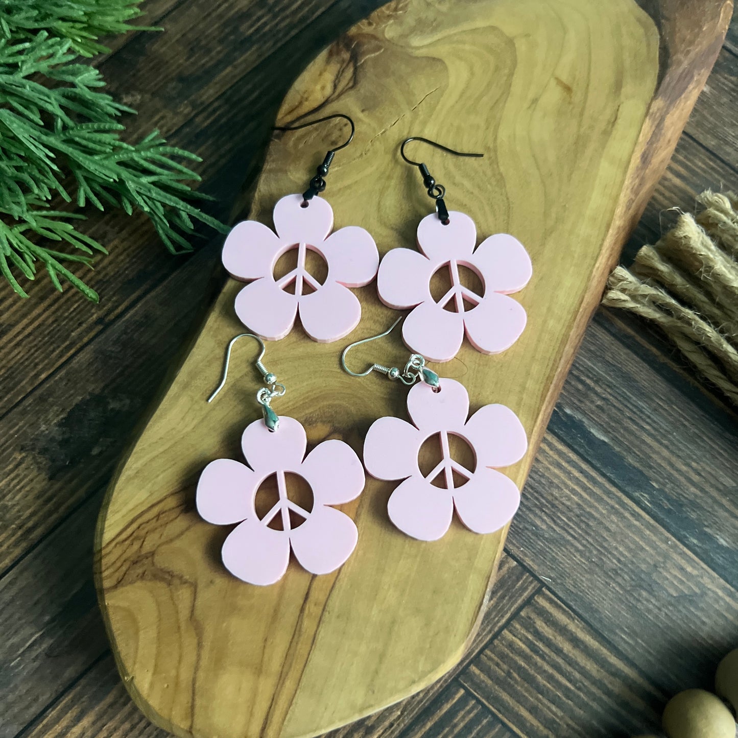 Peace Daisy Earrings