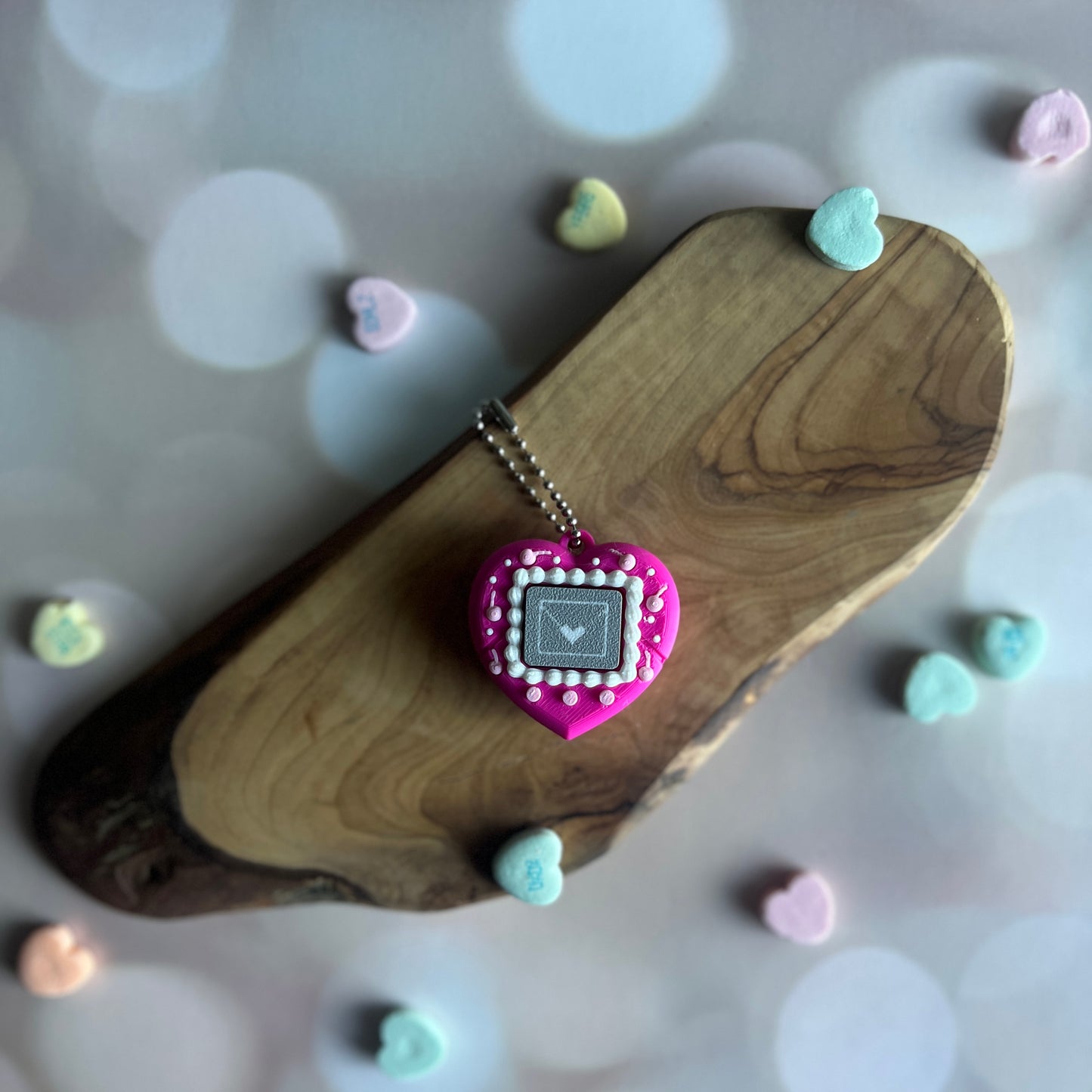 Dark Pink V-Pet Keyboard Clicker Fidget