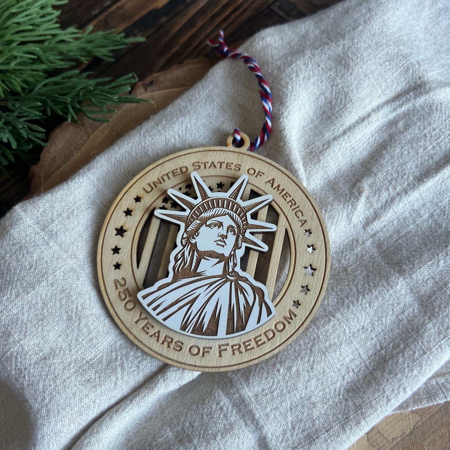 250th Anniversary Ornament USA