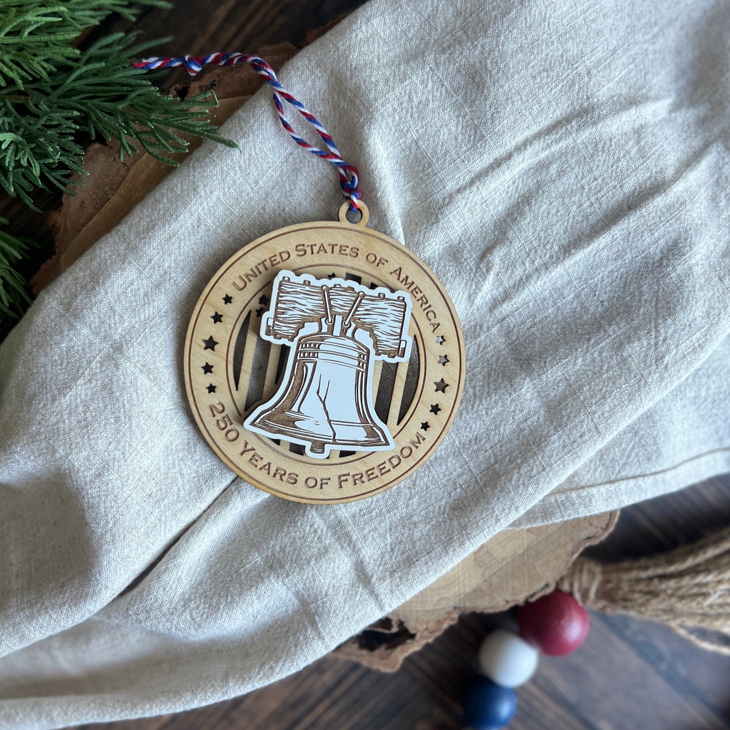 250th Anniversary Ornament USA