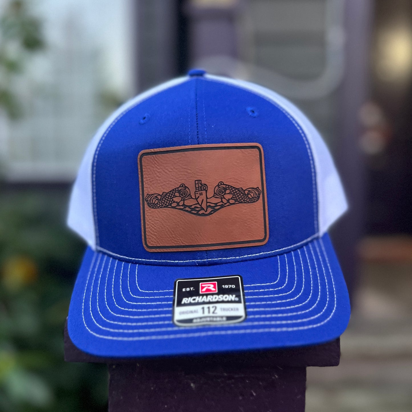 Dolphin Hat Royal Blue/White Richardson 112 Trucker Hat