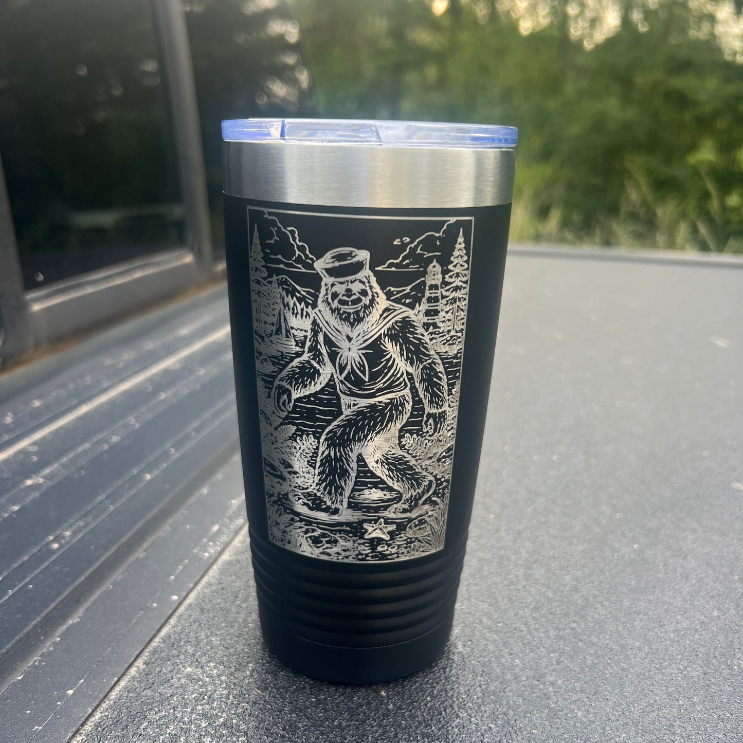 Bigfoot Sailor Tumbler
