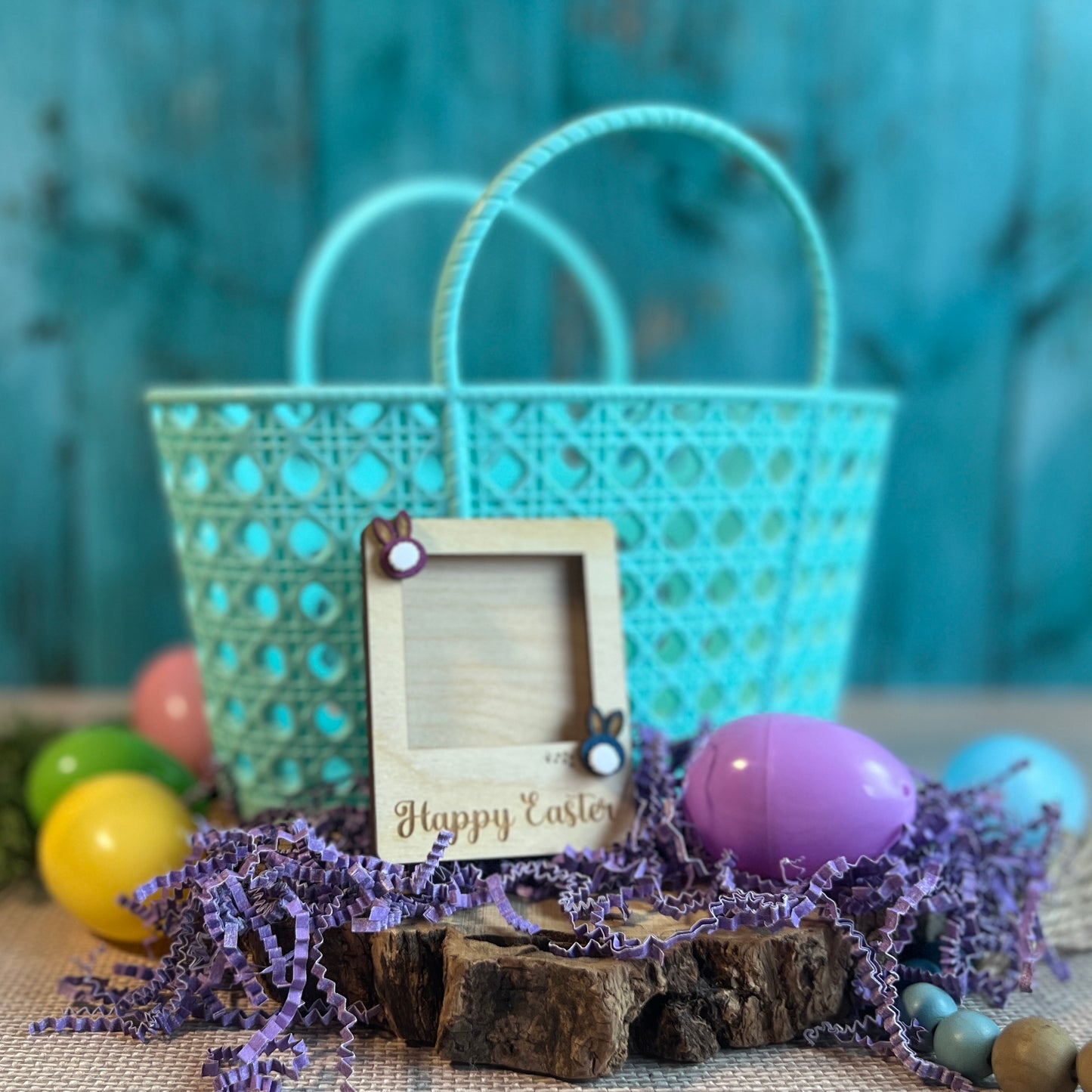 Happy Easter Mini Photo Frame Magnet