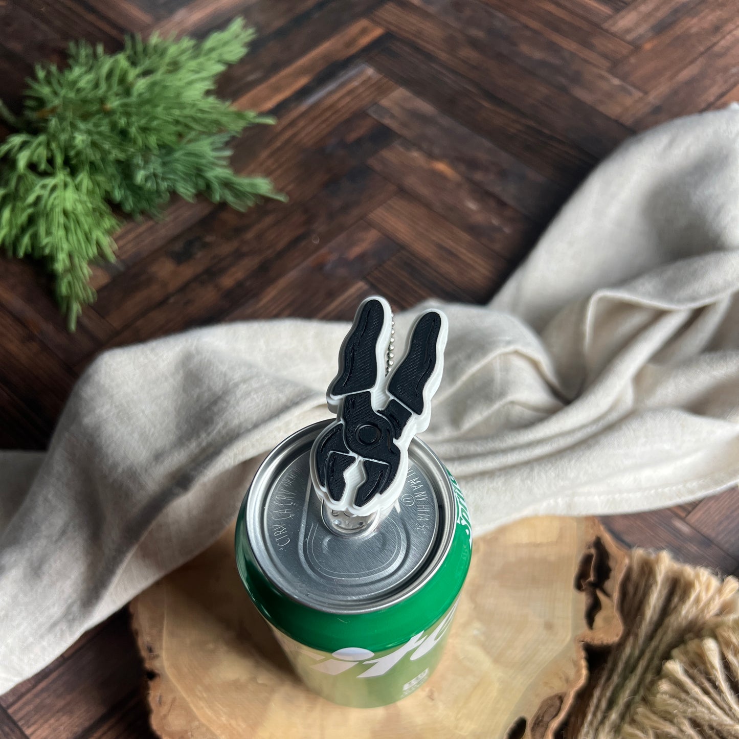 Wrench and Plier Soda Can Opener Keychain