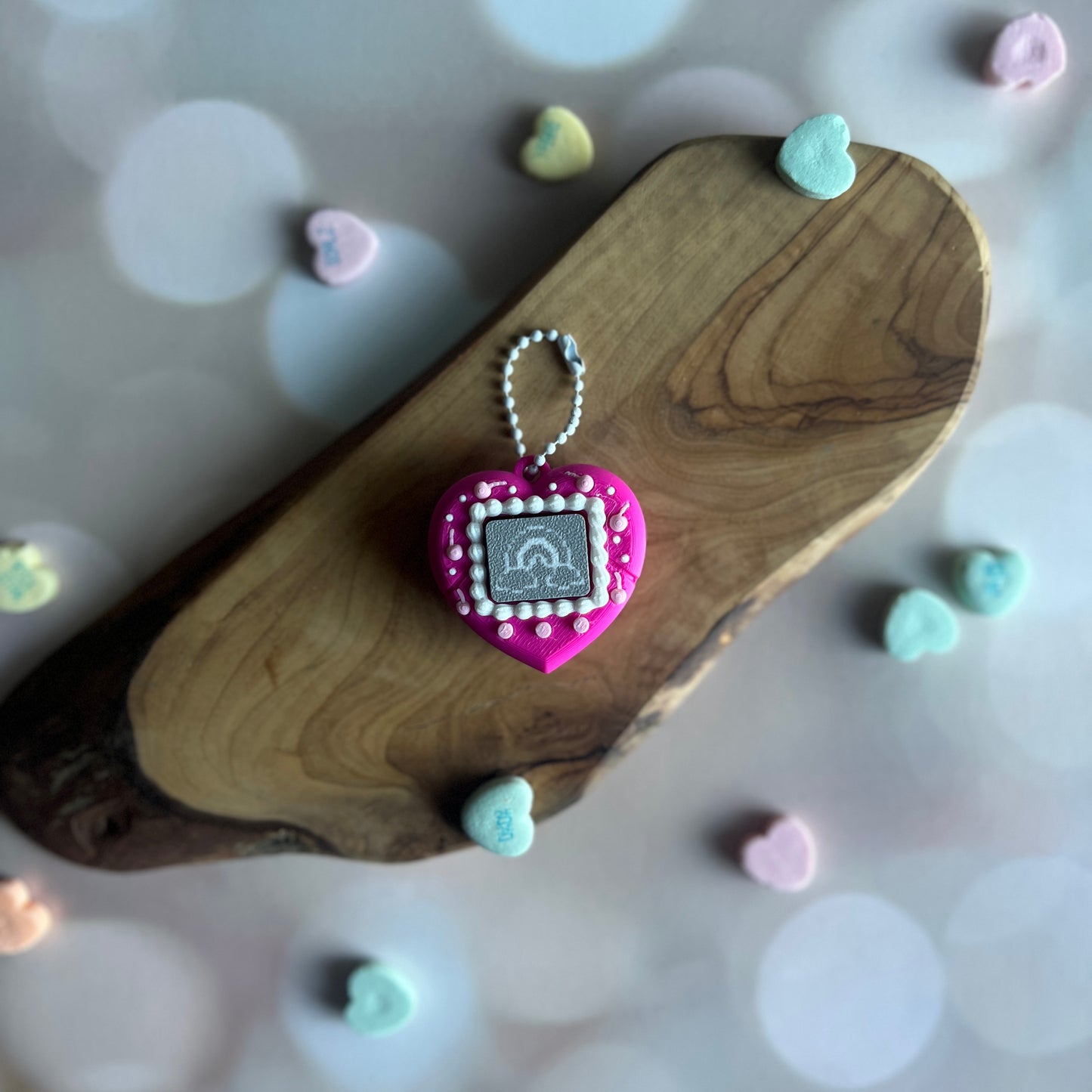 Dark Pink V-Pet Keyboard Clicker Fidget