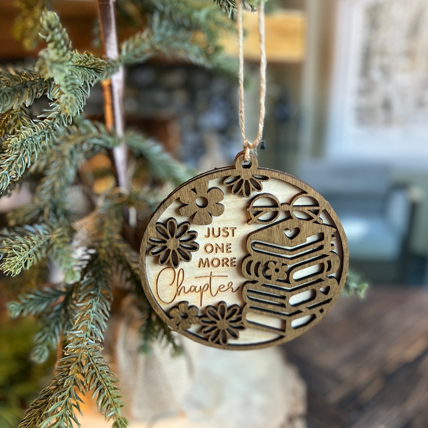 Just One More Chapter Ornament