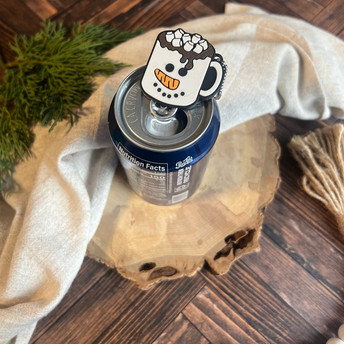 Snowman Soda Can Opener