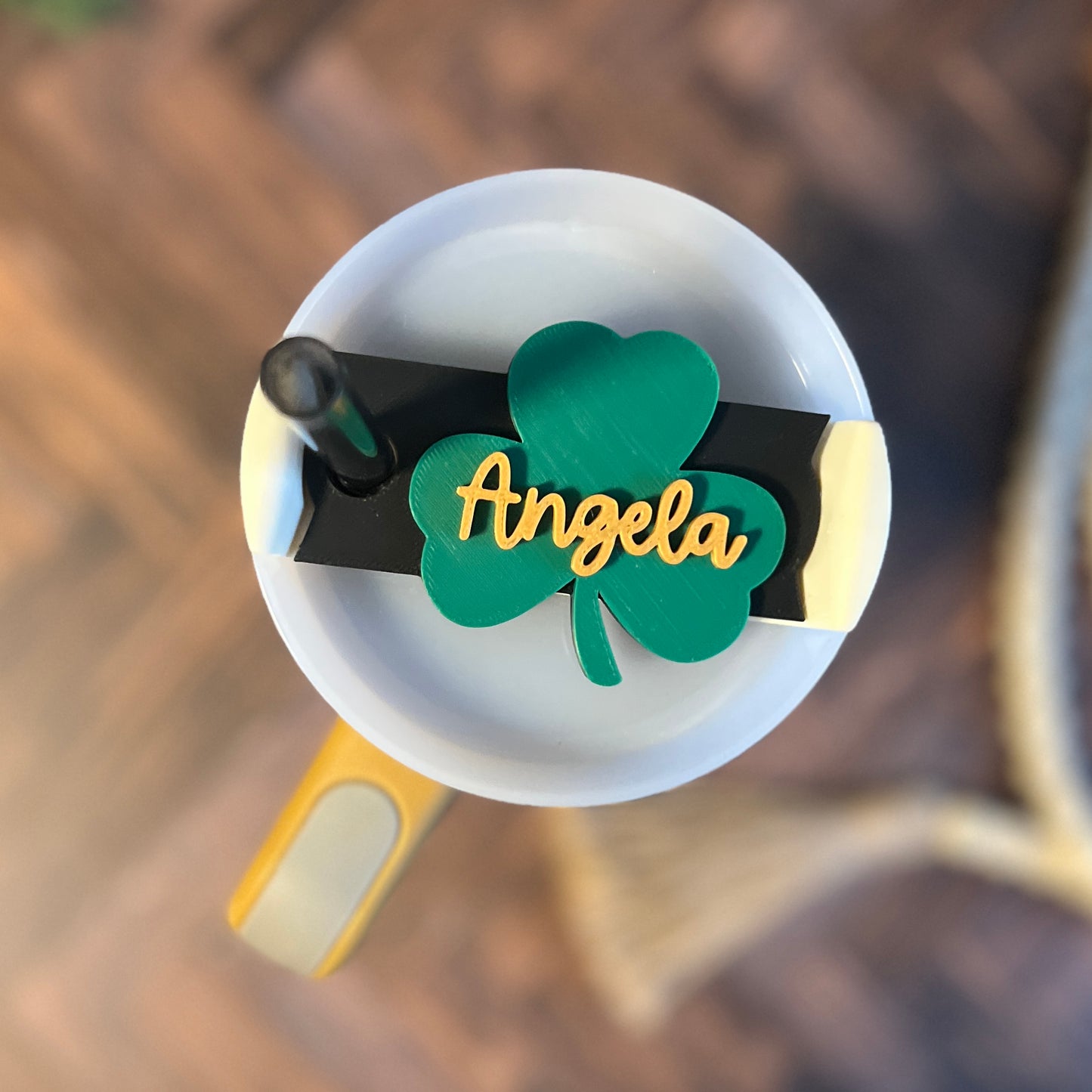 Shamrock Personalized Tumbler Topper