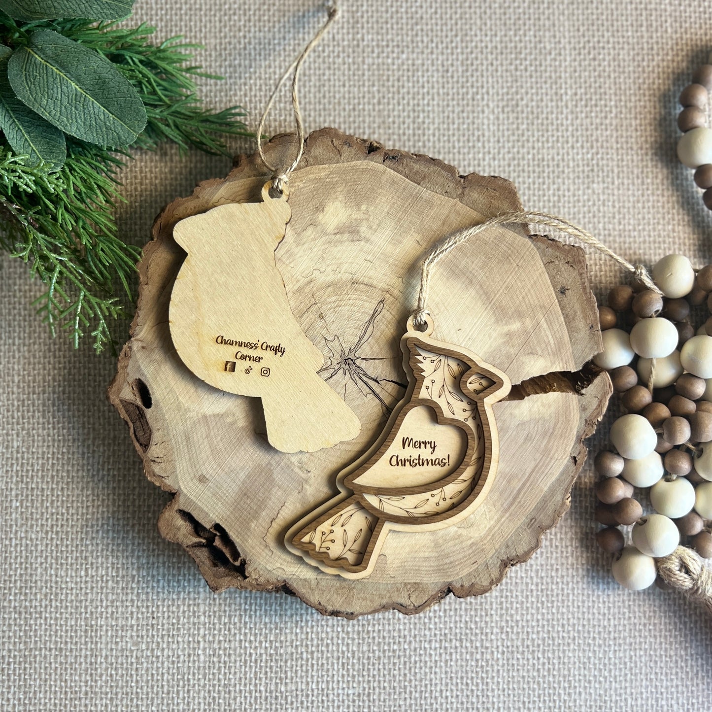Cardinal Christmas Ornament