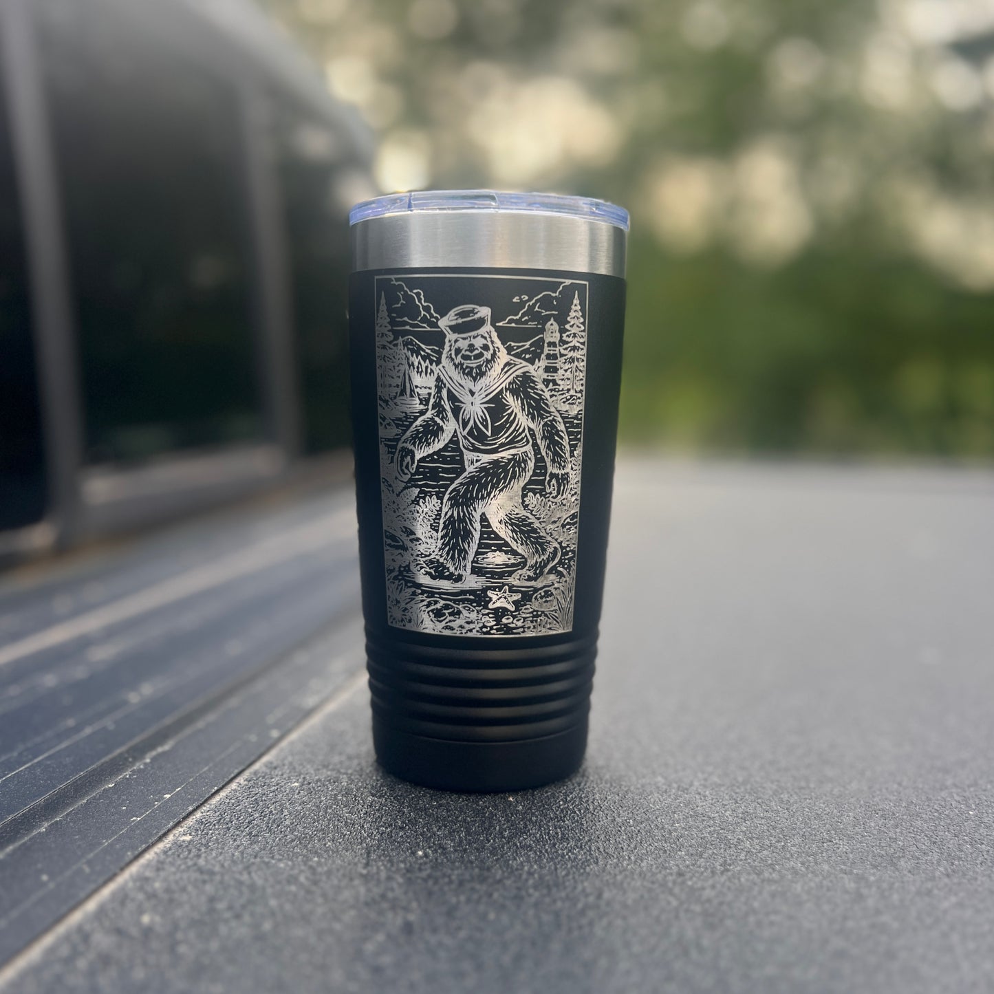 Bigfoot Sailor Tumbler