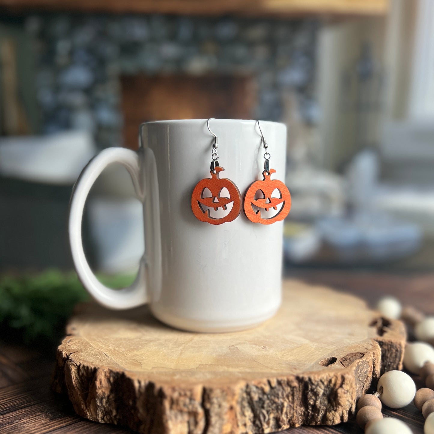 Jack-o'-lantern Earrings