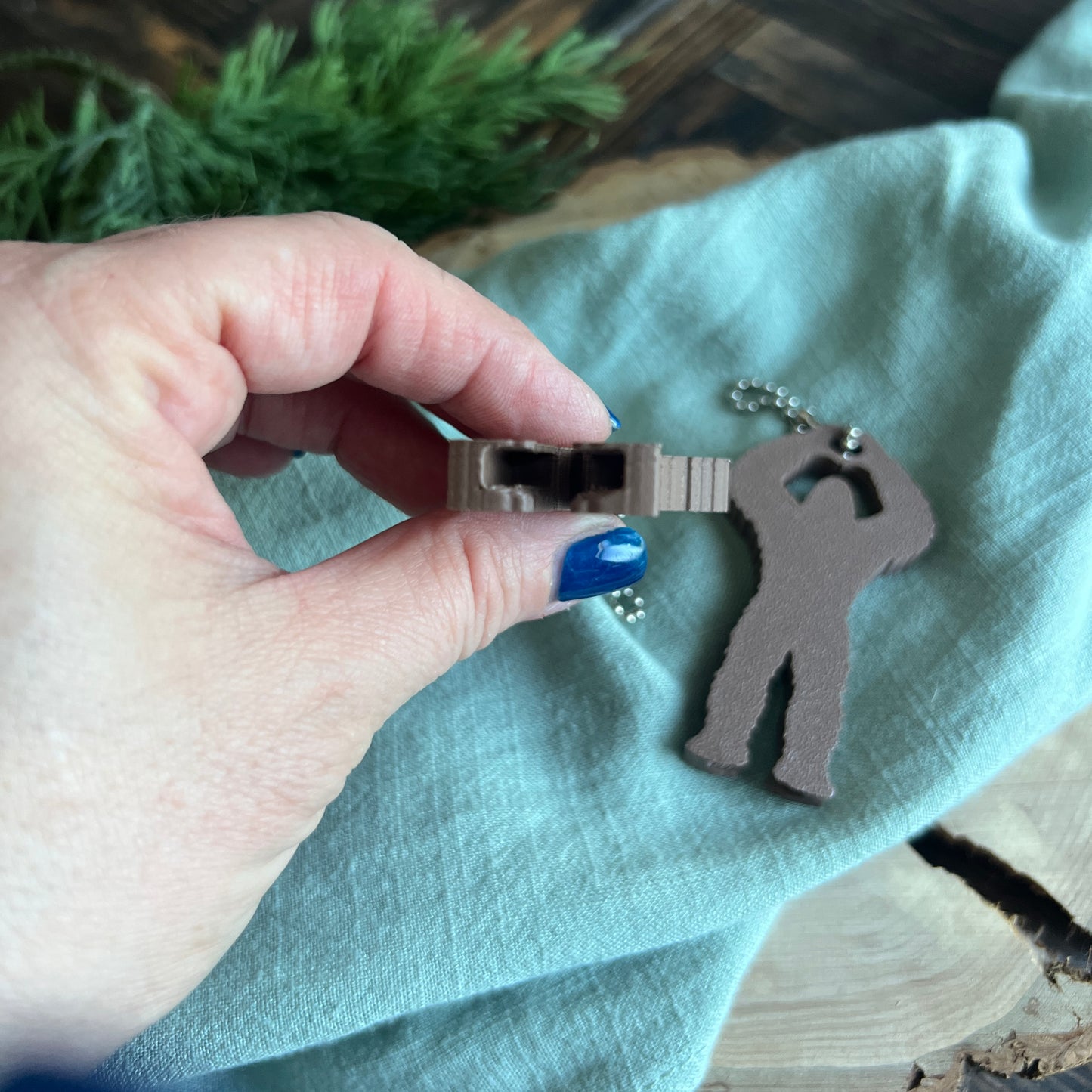 Bigfoot Soda Can Opener Keychain