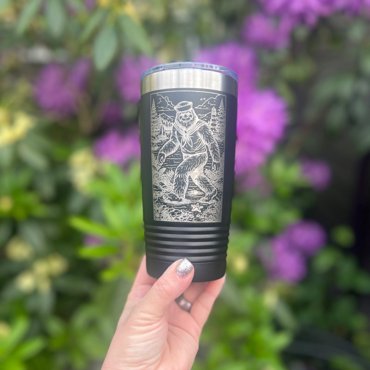 Bigfoot Sailor Tumbler