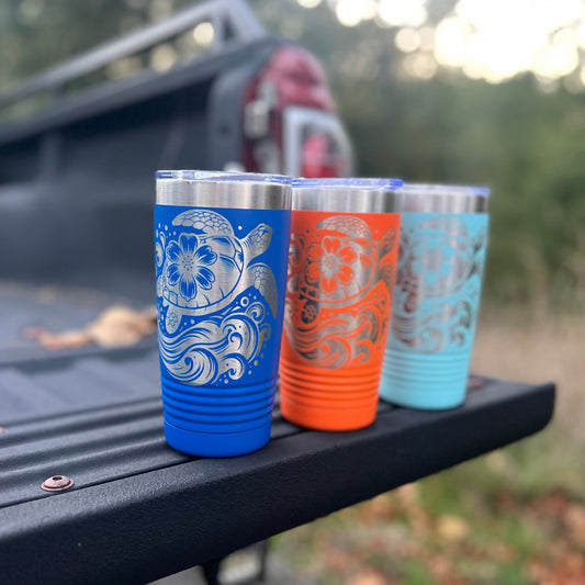 Sea Turtle Travel Coffee Tumbler