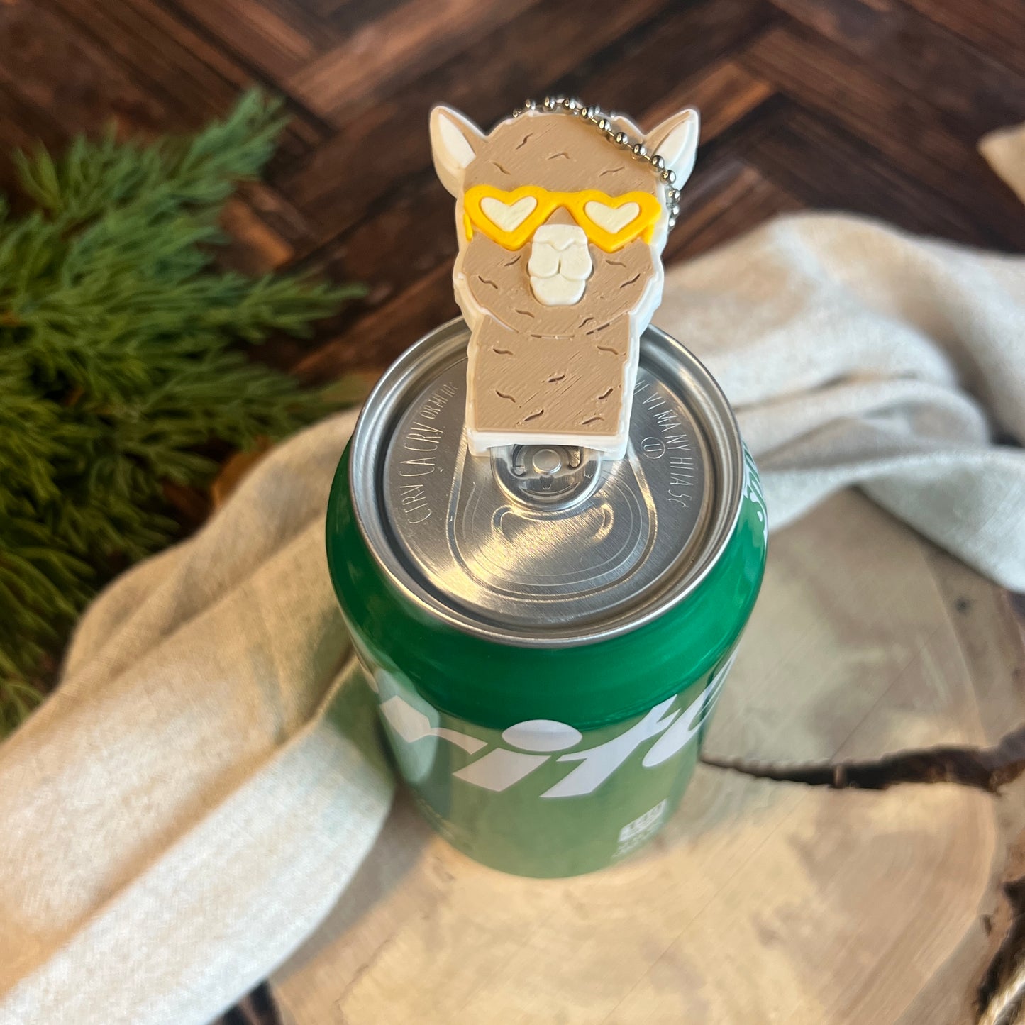 Heart Glasses Llama Soda Can Opener