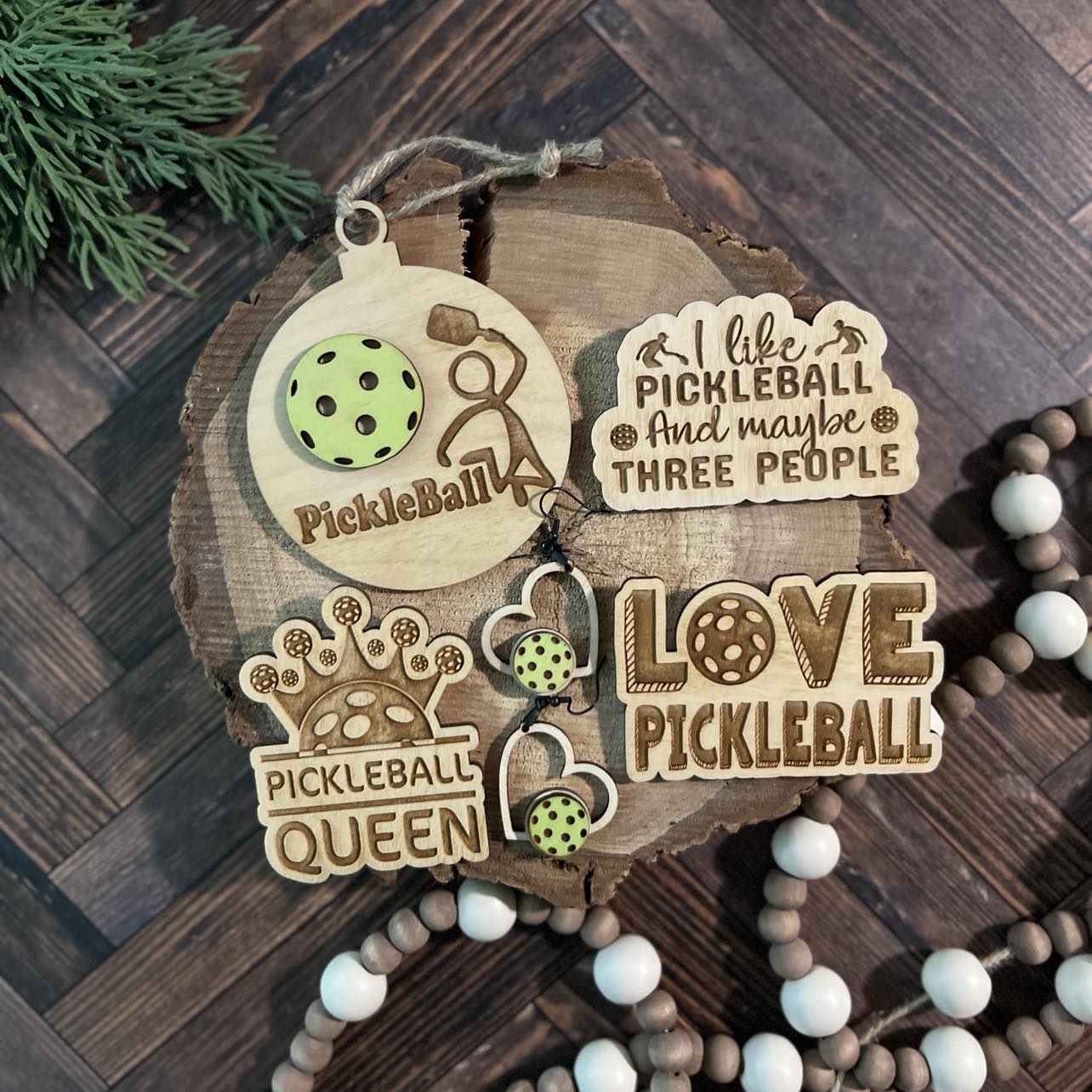 Pickleball Ornament