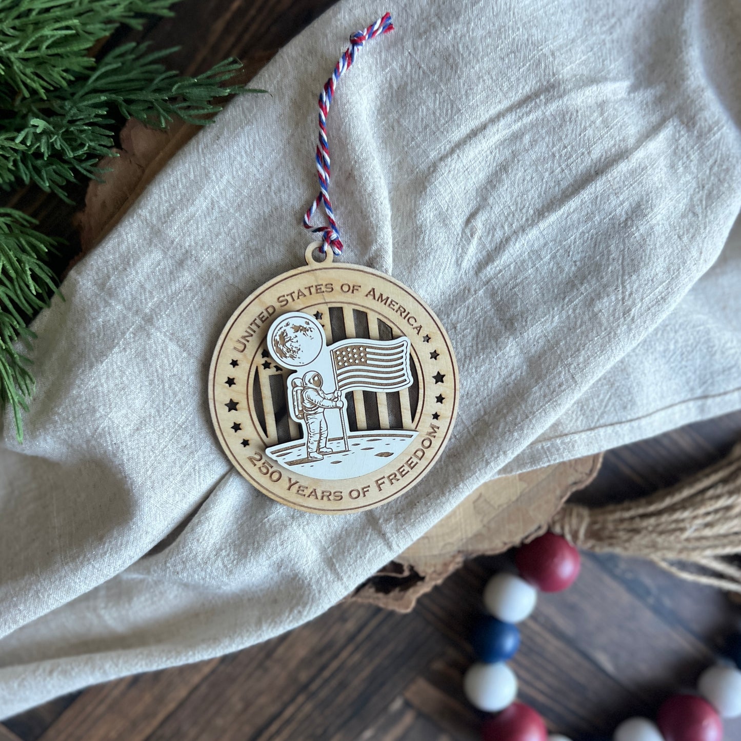 250th Anniversary Ornament USA