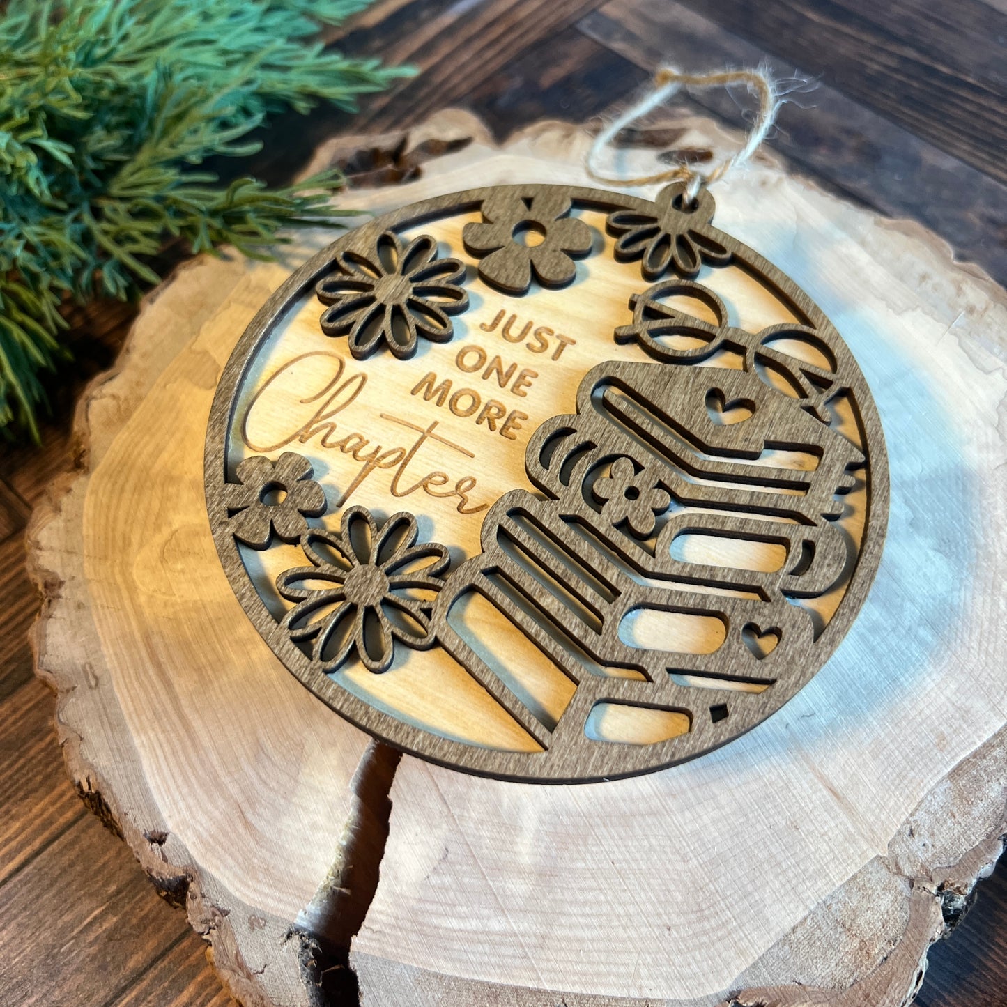Just One More Chapter Ornament